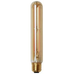 Lichtbron LED [T32-L185] filament buis 18,5 cm - E27 4W 2100K 280lm dimbaar / Amberkleurig glas