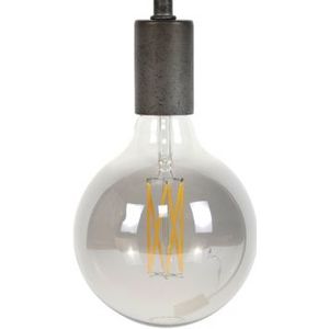Lichtbron LED [G125] filament bol 12,5 - E27 6W dimbaar / Smoke grey glas