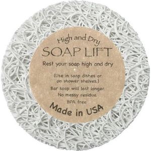 SoapLift Rond Zeephouder - White - Waterafvoerend - Lucht circulatie - Houd je zeep droog