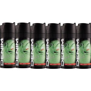 Denim Musk Deodorant spray 6 x 150 ml
