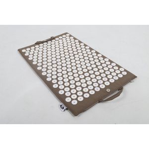 OM NAMASTE SPIJKERMAT OF ACUPRESSUURMAT - GRIJS