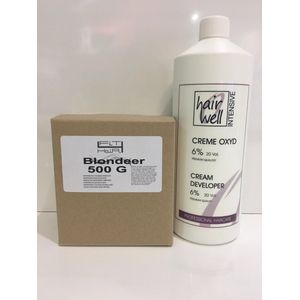 Blondeerpoeder Fit4Haire+ waterperoxide 3,% 1000ml