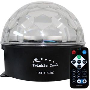 Discobal led RGB Astro lichteffect  (met draadloze afstandsbediening)