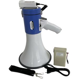 Moonlight MOON-M80WUSB – Krachtige Megafoon 80W met USB/SD MP3 Speler en Oplaadbare Accu