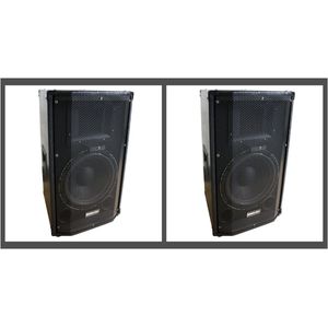 DJ,Disco, speaker set luidsprekers (SET PRIJS!) 400W Max vermogen/10 inch woofer