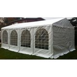 Premium Partytent PVC 6x8x2 mtr in Wit