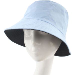 Lara - Bucket hat - Hoed - Vissershoed - Katoen - Blauw