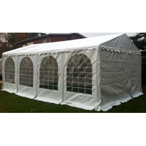 Professionele Partytent PVC 5x8x2,6 mtr in Wit