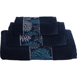 Marine Business Ibiza blauwe Handdoekset (3 stuks)