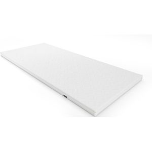 Koudschuim Topper 160x200 – Wasbare Tijk – Duurzaam Koud schuim Topmatras – Matras Topper Met Wasbare Tijk – ColdFoam Classic