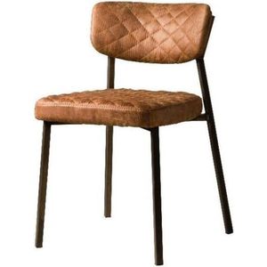 Tower living Altea sidechair - fabric T-cognac (uitlopend)