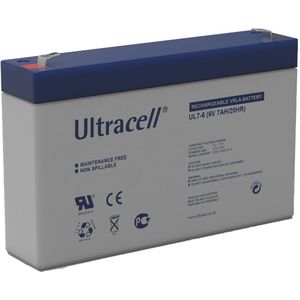 Ultracell - Loodaccu - 6 Volt - Capaciteit 7000 mAh