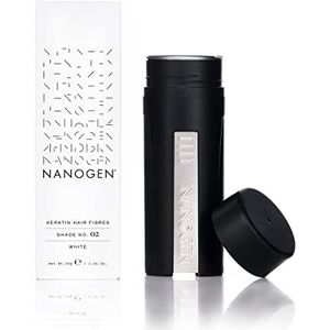 Nanogen Haar Verdikking Fibres Wit 30g