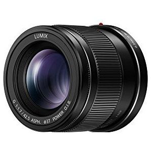 PANASONIC LUMIX G LENS, 42,5 MM, F1.7 ASPH., MIRRORLESS MICRO FOUR THIRDS, POWER OPTICAL I.S., H-HS43K (USA BLACK)