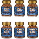 6X Beanies Nutty Hazelnoot Flavoured Instant Coffee Potten: 50g per pot