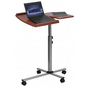 Flash meubels hoek en hoogte verstelbaar, laptop, computertafel met Cherry Top