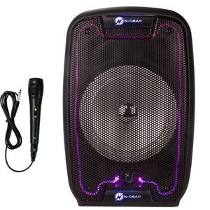 N-GEAR The Flash 810 - Draadloze Bluetooth Speaker - Karaoke Set - Trolley