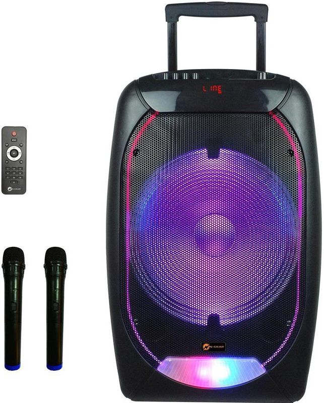 N-GEAR - The Flash 1510 - Draadloze Bluetooth Speaker - Zwart - Kunststof