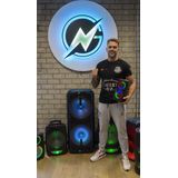 N-GEAR Draadloze Bluetooth Speaker - Karaoke Set - 2 Microfoons