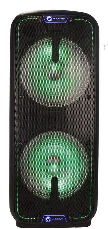 N-GEAR Draadloze Bluetooth Speaker - Karaoke Set - 2 Microfoons