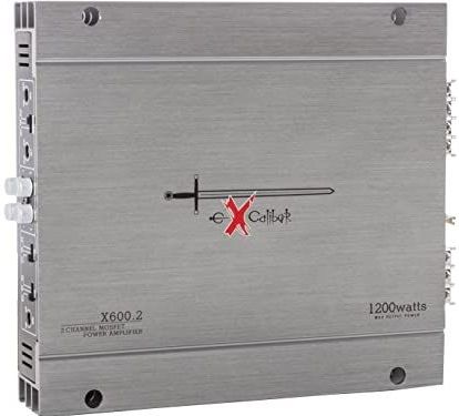 Excalibur - X600.2 - Autoversterker - Zwart - 1200W Piek / 2 x 60W RMS