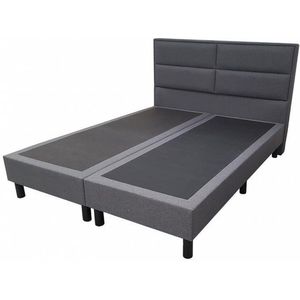 Boxspring Mercure zonder matras antraciet 140X200