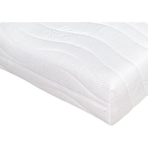 Koudschuim HR55 - Matras - 25 cm Dik - Bamboo - Luxe Dubbeldoeks Hoes