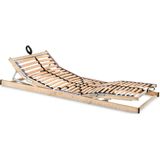 Elektrische Seniorenbed + elektrische bodem 90x200 witte kleur (zonder matras)