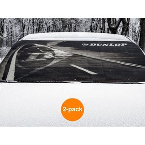 2 Stuks Anti vries deken auto - Anti-ijsdeken - Vorstbeschermer - Autoruit ontdooien - Zonnescherm voorruit - Dunlop - 2 pack winterdeken