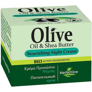 Herbolive Voedende Nachtcrème met Olijfolie & Shea Butter 50ml