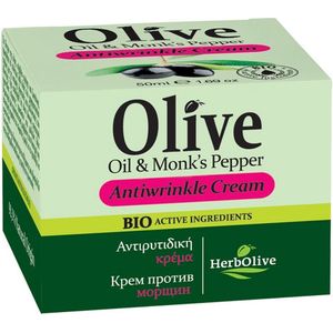 Herbolive Gezicht Anti-Rimpel Crème - Olijfolie & Monnikspepper 50ml