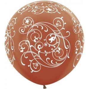 ballon Sempertex 60cm Filigraan - Metaalkoper 573[EAN=sku]
