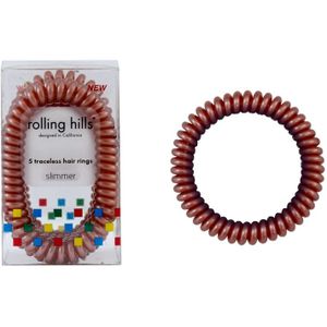Rolling Hills Accessoire Hair Rings 5 Traceless Hair Rings Slimmer