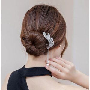Bruidsmode, haarmode gala feest, zilverkleur vintage