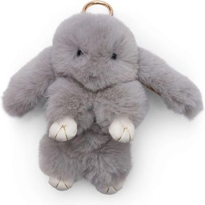 Zebra Trends Bunny - Grey - Voor aan je Schooltas