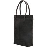 Zebra Trends Grote Shopper Dames - Schoudertas - Natural Bag Kartel rits - Black