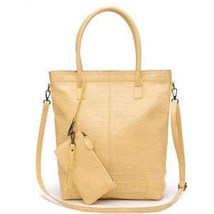 Natural Bag Kartel XL met rits - Yellow