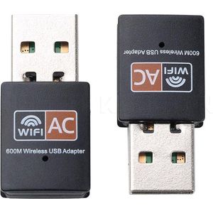 Draadloze WiFi Adapter Kebidu USB 600 Mbps Band 2.4 + 5.8 Ghz 802.11ac Wi-fi Antenne PC Netwerkkaart Dual Band Lan Ethernet Ontvanger