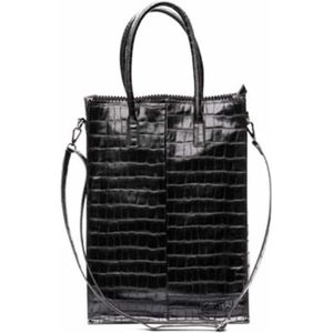Zebra Trends Natural Bag Rosa XL Croco Black