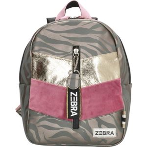 Zebra Trends rugzak Velvet Zebra grijs