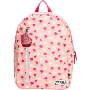 Zebra Trends Girls Rugzak Flower Hearts roze