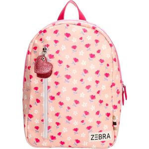 Zebra Trends Girls Rugzak M Pink Flower