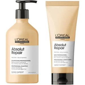 L'Oréal Professionnel SE Absolut Repair Gold Shampoo & Conditioner - 500ml+200ml