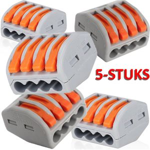 Lasklem PCT-214 222-414 | 4 Klemposities | 5-Stuks