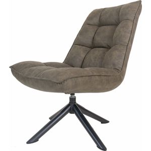 Home67 Fauteuil dorus cowboy olive 411