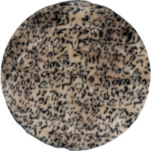 Veer Carpets - Vloerkleed Safari Rond - Brown - Ø160 cm