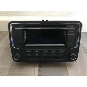 Autoradio Cd Speler Usb SD Mp3 Aux Bluetooth Muziek Audio Streaming Bellen Carkit AD2P Geschikt Voor VW Golf 6 Rns 330 Rcd