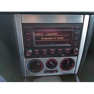 Dubbel Din Autoradio cd Met Bluetooth Audio Streaming Carkit USB SD AUX CD Geschikt voor V