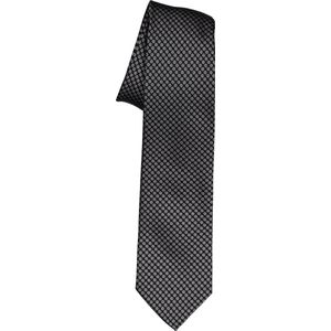 Michaelis stropdas, zwart dessin -  Maat: One size
