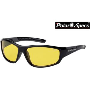 Polar Specs® Polariserende Nachtbril PS9024 – Black & Grey – Polarized Nightdriving – Small – Unisex